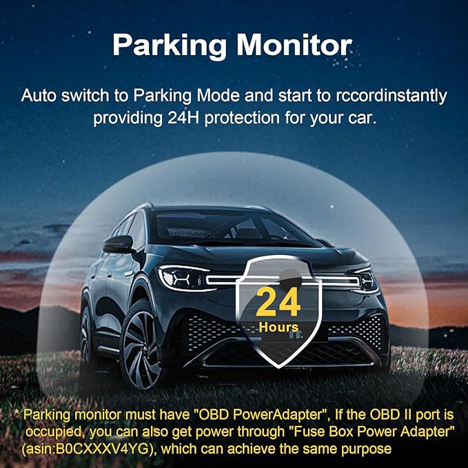 Mangoal 4K Dash Cam fit GMC Sierra 1500 2019-2021, 1500 Limited 2022, 2500 HD/3500 HD 2020-2023(Model A), Model A & Model B Have Same Models Years but Vehicle Sensor Cover are Different
