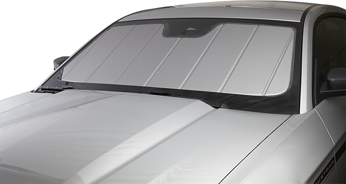 Covercraft UVS100 Custom Sunscreen | Fits 2018-2025 Audi A5/S5/RS5 Coupe & Sportback w/Heads Up Display | Silver