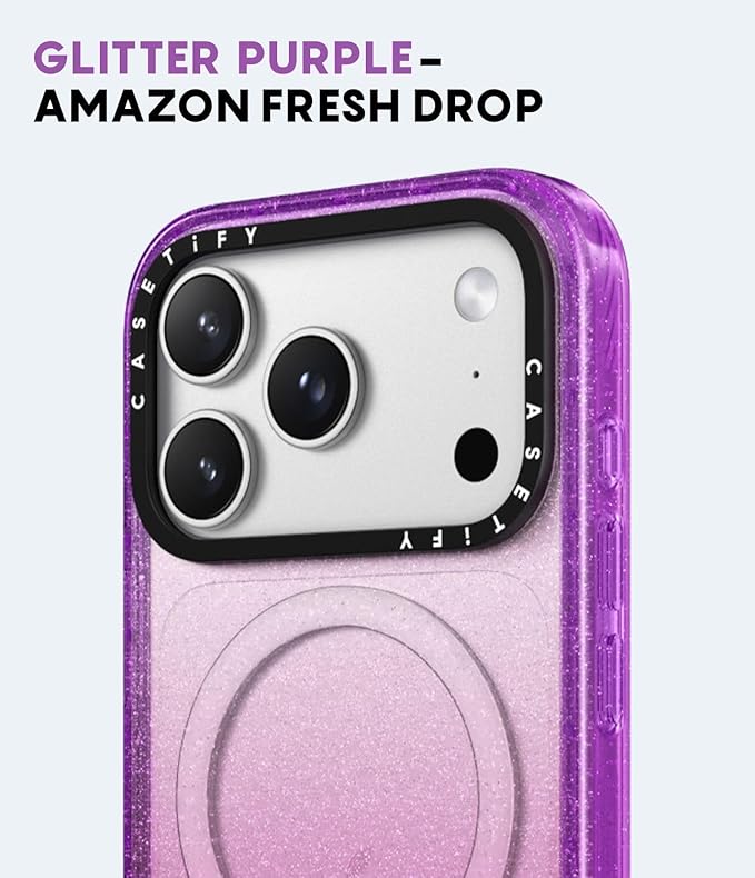 CASETiFY Impact iPhone Air Case [Slim/Compatible with Magsafe / 8.2 ft. 4X Military Grade Drop Protection] - Somehow, Someday - Clear Black