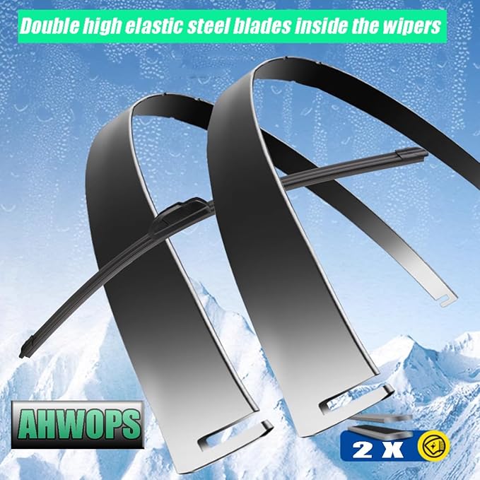3 Wiper Front and Rear Wiper Blades for 2004-2010 Infiniti QX56, 2005-2015 Nissan Armada, 2011-2014 Acura TSX, OE Original Style (24″/22″ Front/12″ Rear) For My Car
