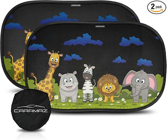 Car Window Shade for Baby with Certified UV-Protection 2 Pack - 20"x12"