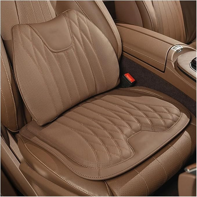 F Car Seat Cushion for BMW All Model I3 I4 I8 X1 X2 X3 X4 X5 X5M X6 X7 Z4 Car Lumbar Support Pillow Auto Seat Waist Back Cushion Y (Color : Red A)