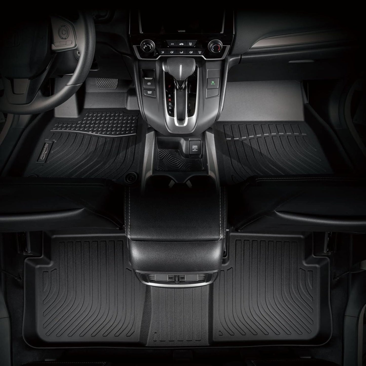 Binmotor-Floor Mats & Cargo Liner Set for Ford Escape Hybrid 2020-2025, All Weather Car Floor Mat for Ford Escape Hybrid Accessories, Rubber Mats TPE Car Liners Escape Trunk Liner Trunk Mat