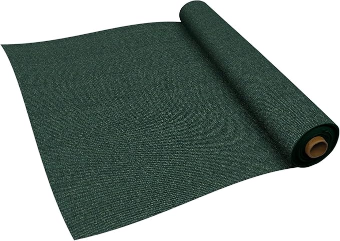 TANG Sun Shade Fabric Roll 8'x34' Shade Cloth for Garden Dark Green HDPE Mesh Shading Pergola Cover Replacement Canopy, 95% Blockage Sunshades for Outdoor Patio Backyard Plant
