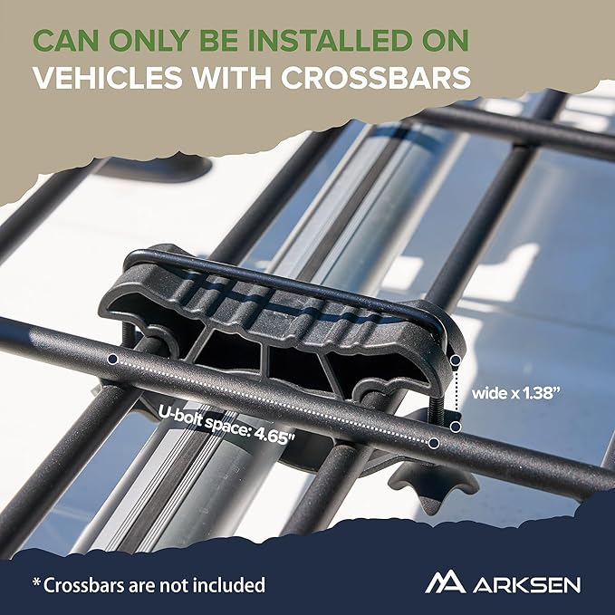 ARKSEN 64"x23"x6" Skinny Roof Rack Cargo Carrier Basket, Heavy Duty Weather Resistant Top Mount Cargo Rack, Luggage & Camping Gear Storage for Car, Truck or SUV Transport