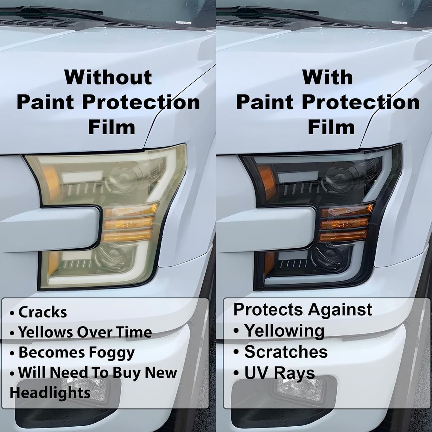 BOGAR TECH DESIGNS Full Headlight Taillight PPF Kit Compatible with Toyota Camry 2025-2026, Clear Bra