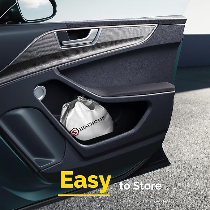 Car Windshield Sun Shade Compatible with 2016-2024 2025 2026 Honda Pilot Accessories Sunshade Custom Foldable Windshield Sun Visor