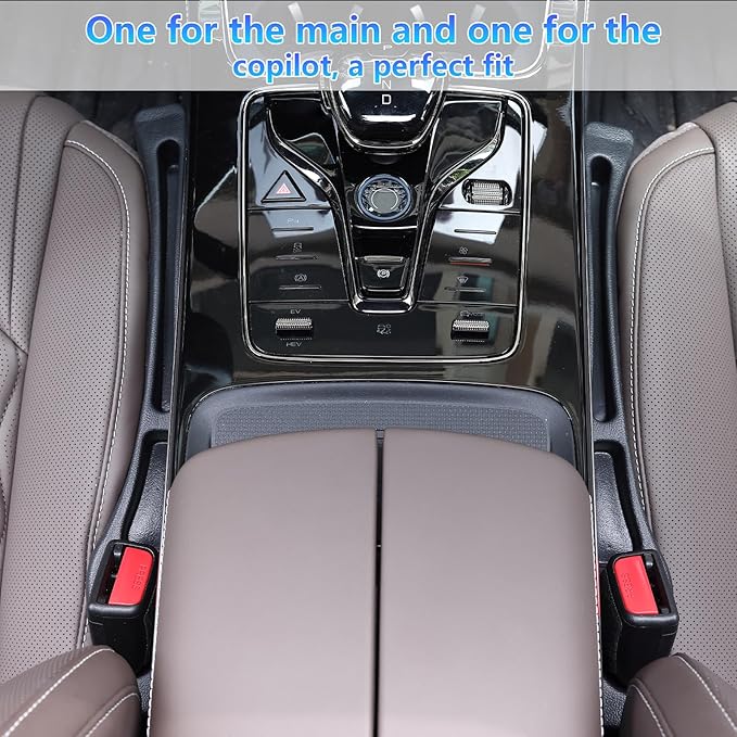 【Compatible with Mazda CX-5】 Seat Gap Filler,No Drop Seat Guard Compatible with Mazda CX5,Drop Seat Guards for Cars(2Pcs),Emergency Keychain Car Escape Tool(2Pcs)