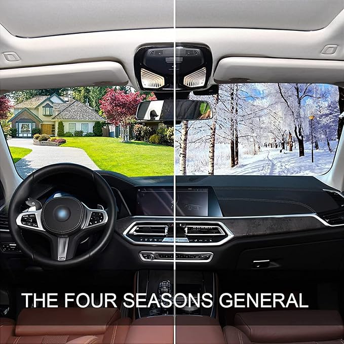 Colorful Plaid Texture File Sunscreen Automotive Interior Sun Protection Protector de sol para carro