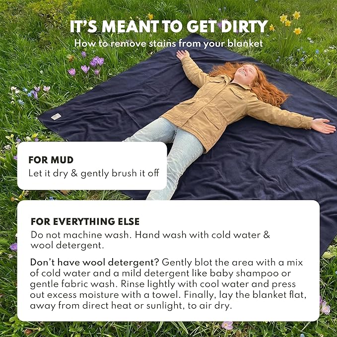 Woolly Mammoth Woolen Co. | Extra Large Merino Wool Camp Blanket | Perfect Outdoor Gear | Bedroll for Bushcraft, Camping, Trekking, Hiking, Survival, or Throw Blanket at the Cabin (Gray), 66" x 90"