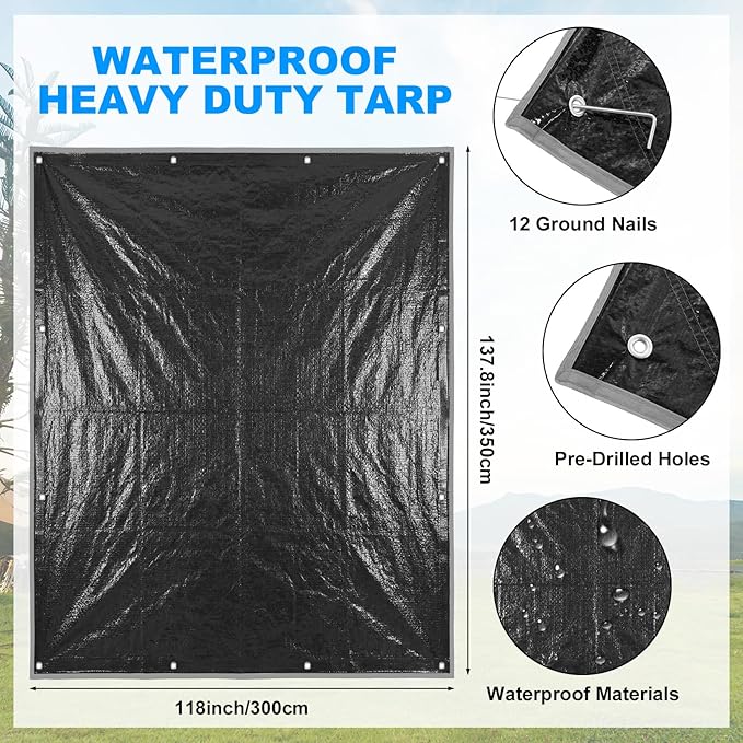 18 Pcs Camping Tent Set for 2-3 Person Include Tent Sleeping Bag Waterproof Camping Tarp Stainless Steel Mess Kit with Mug Bowls Utensils Carry Sack Complete Outdoor Travel Set