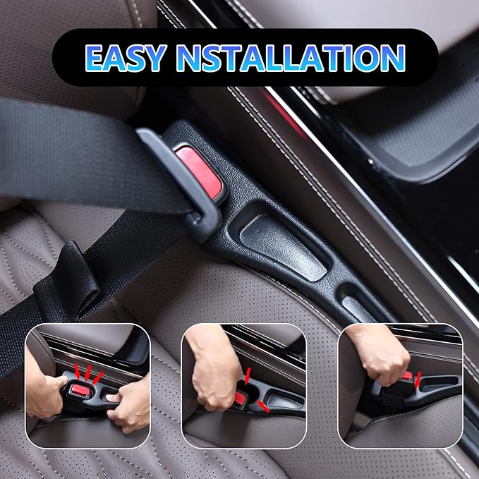 【Compatible with Toyota Corolla】 Seat Gap Filler,No Drop Seat Guard Compatible with Toyota Corolla,Drop Seat Guards for Cars(2Pcs),Emergency Keychain Car Escape Tool(2Pcs)