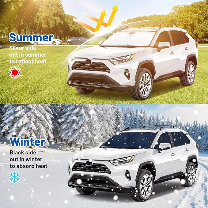 Car Window Shades Intended for Kia Forte 2019-2024, Privacy Window Covers 6PCS for Side, Rear & Windshield, Car Shield Sunshade for Privacy Protection, Heat Blocking, Camping and Parking