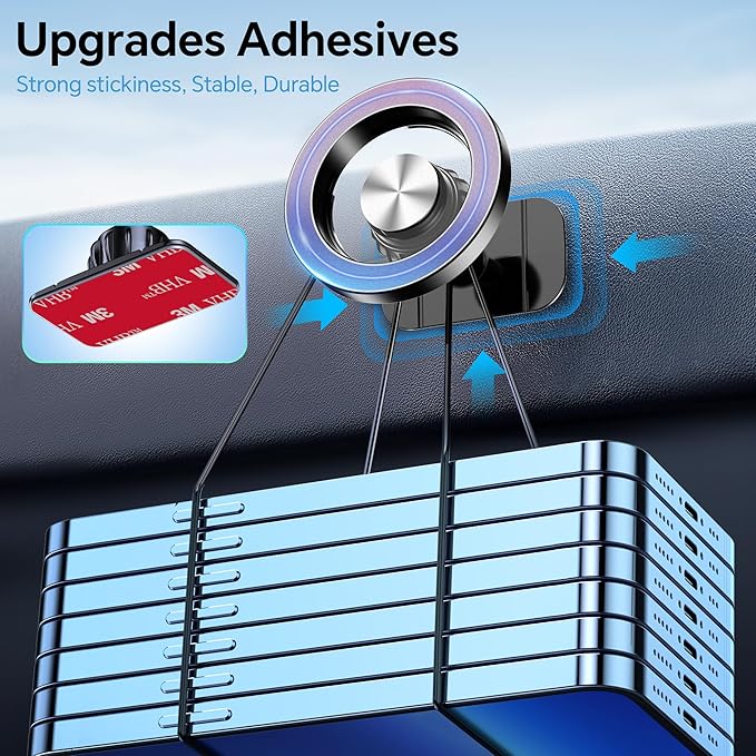 for Magsafe Car Mount Vent【20 Strong Magnets】for iPhone Magnetic Car Mount【360°】Cell Phone Mount for Car【Hands Free】Air Vent Phone Holders for Your Car for iPhone 17 Pro Max 16 15 14 13 12 Air Plus