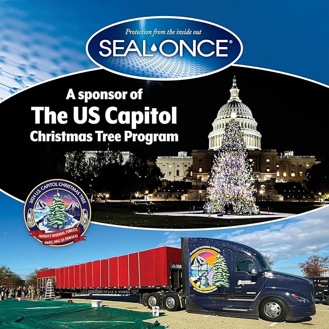 Seal-Once Nano+Poly Penetrating Wood Sealer with Polyurethane - Premium Waterproof Sealant - 2 Gallon & Clear