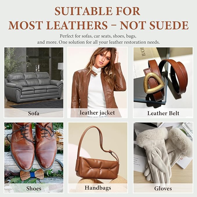Leather Recoloring Balm Leather Color Restorer Scratch Repair Leather Paint for Furniture Couches Car Seats Shoes Bags Leather Dye and Restorer Restores Faded and Scratched Leather-Maroon