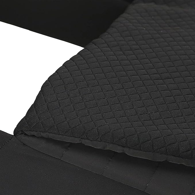 Little Unicorn Winter Car Seat Cover | Premium Insulated Fabric | Universal Fit & Easy to Install | Travel Bag Included (Black)