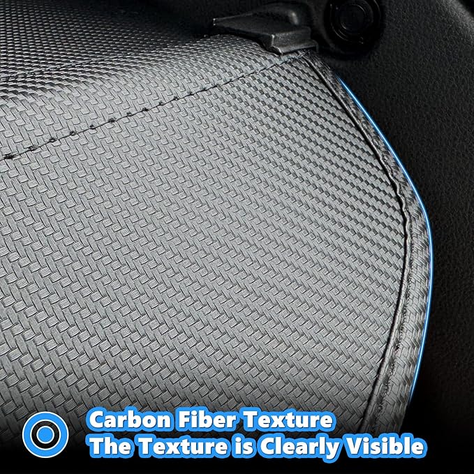 MIALUTY® Cargo Cover for 2020-2024 Toyota Highlander Retractable Trunk Cover Highlander Accessories Anti-Theft Privacy Screen,Trunk Luggage Shield Shade Carbon Fiber Texture (Original Factory Storage)
