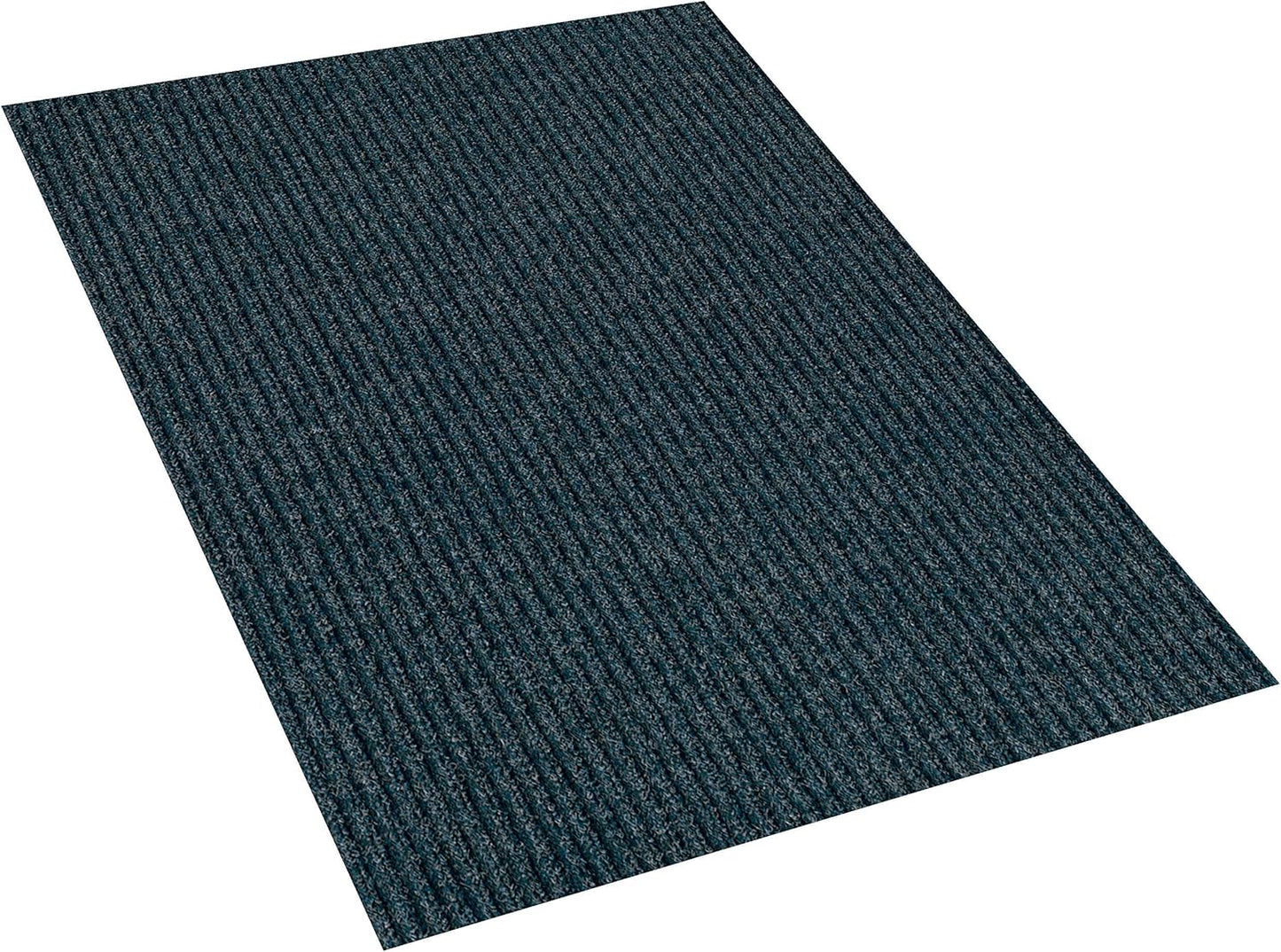 KOECKRITZ Heavy Duty Durable All Weather Indoor/Outdoor Non Slip Entrance Mat Rugs and Runners for Office Business Building Home Garage Front Door (5' x 17', Blue)