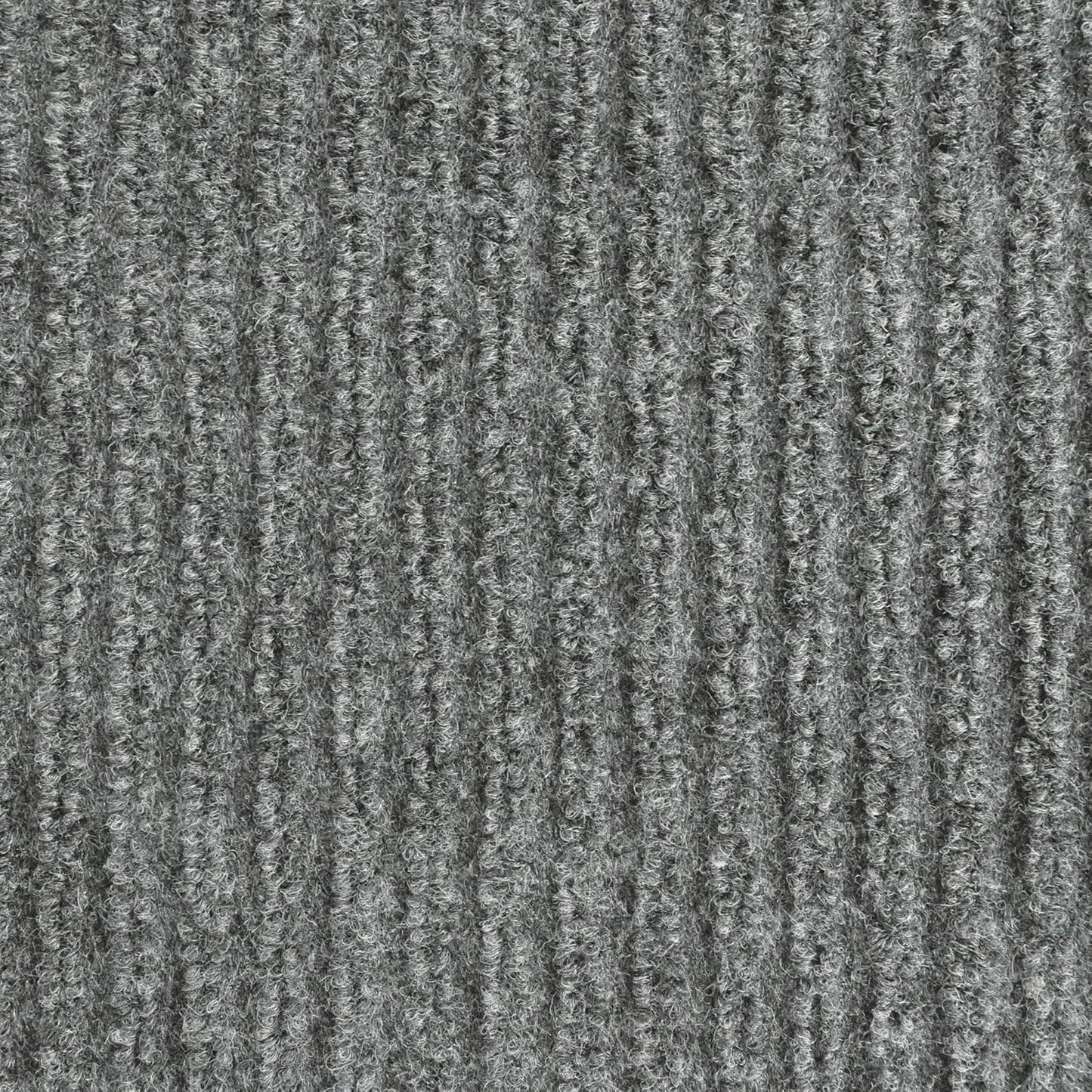 iCustomRug Spartan Weather Warrior Duty Indoor/Outdoor Utility Ribbed in 3ft,4ft,6ft Widths 70 Custom Sizes with Natural Non-Slip Rubber Backing 4'X54' in Grey