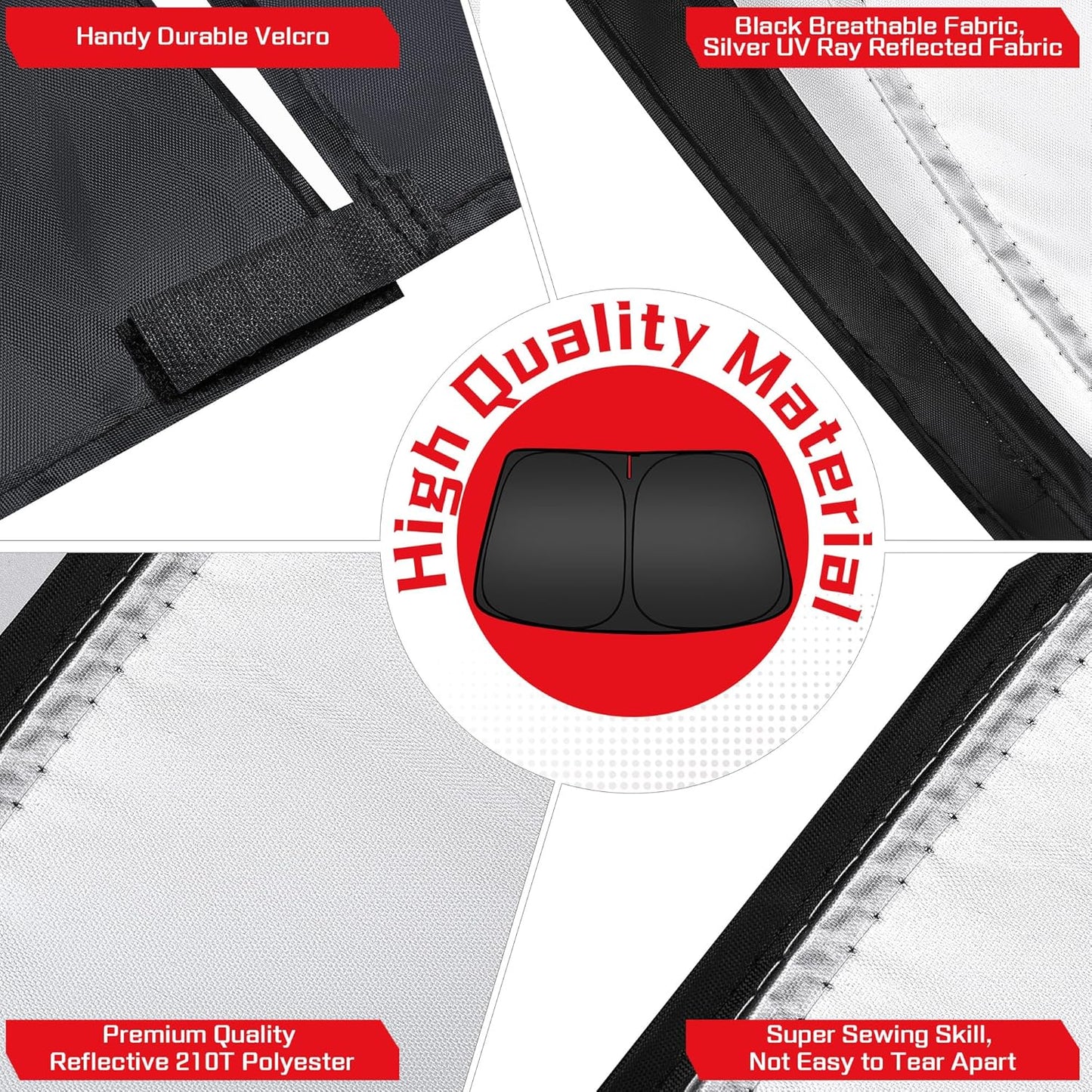 ARISMOTOR Windshield Sun Shade for Honda Odyssey (LX EX EX-L Touring Elite Minivan) 2018-2025 2026, Custom Fit Foldable Front Window Sunshade Sun Visor Protector, Block UV Rays Keep Your Car Cooler
