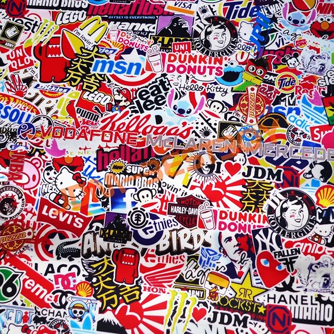 Free Tool Kit EZAUTOWRAP ES Bomber Hellaflush Anime Cartoon Car Vinyl Wrap Sticker Decal Air Release- 60"X180" (5FT X 15FT)